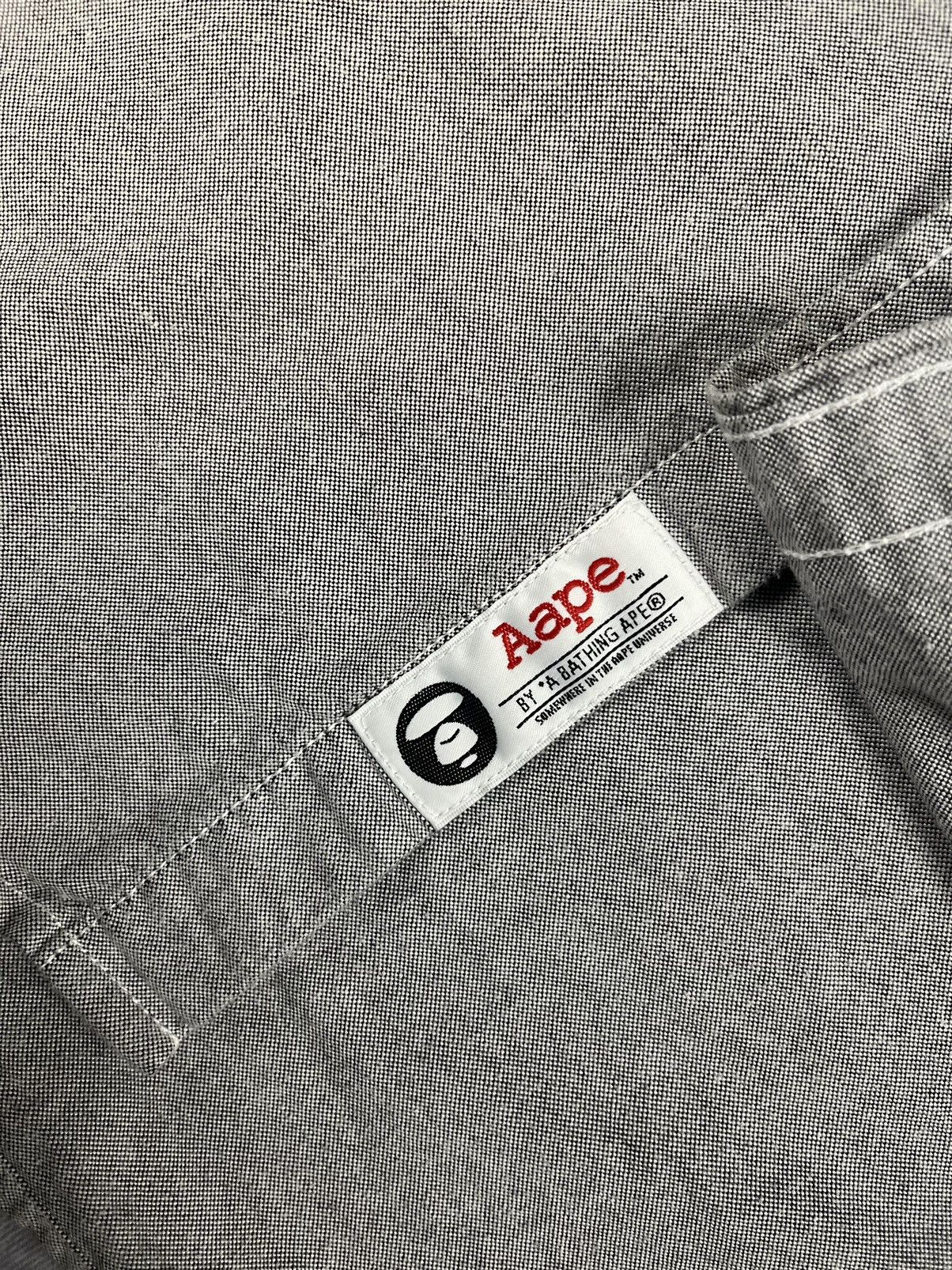 Aape × Bape Aape by A Bathing Ape Applique Oxford BD Shirt L Size Size US L / EU 52-54 / 3 - 3 Thumbnail