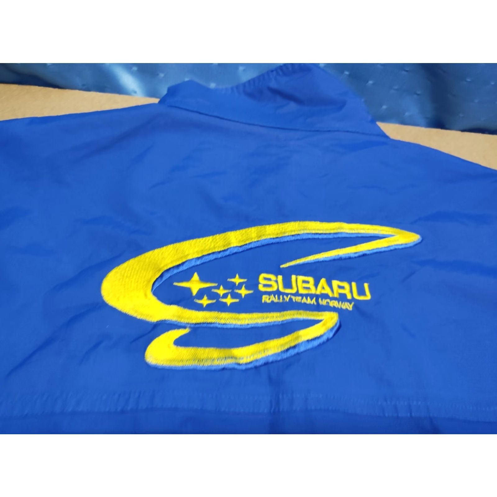 Vintage SUBARU Rally Team Norway Blue Jacket Size S Full Zip Racing Original Jacket Bomber Unisex Adults XS? Size US S / EU 44-46 / 1 - 6 Thumbnail