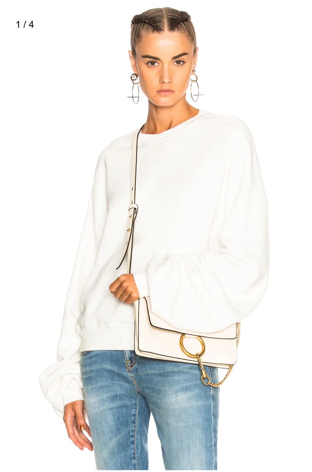 R13 Pleated Sleeve Sweatshirt. Small Size S / US 4 / IT 40 - 7 Thumbnail