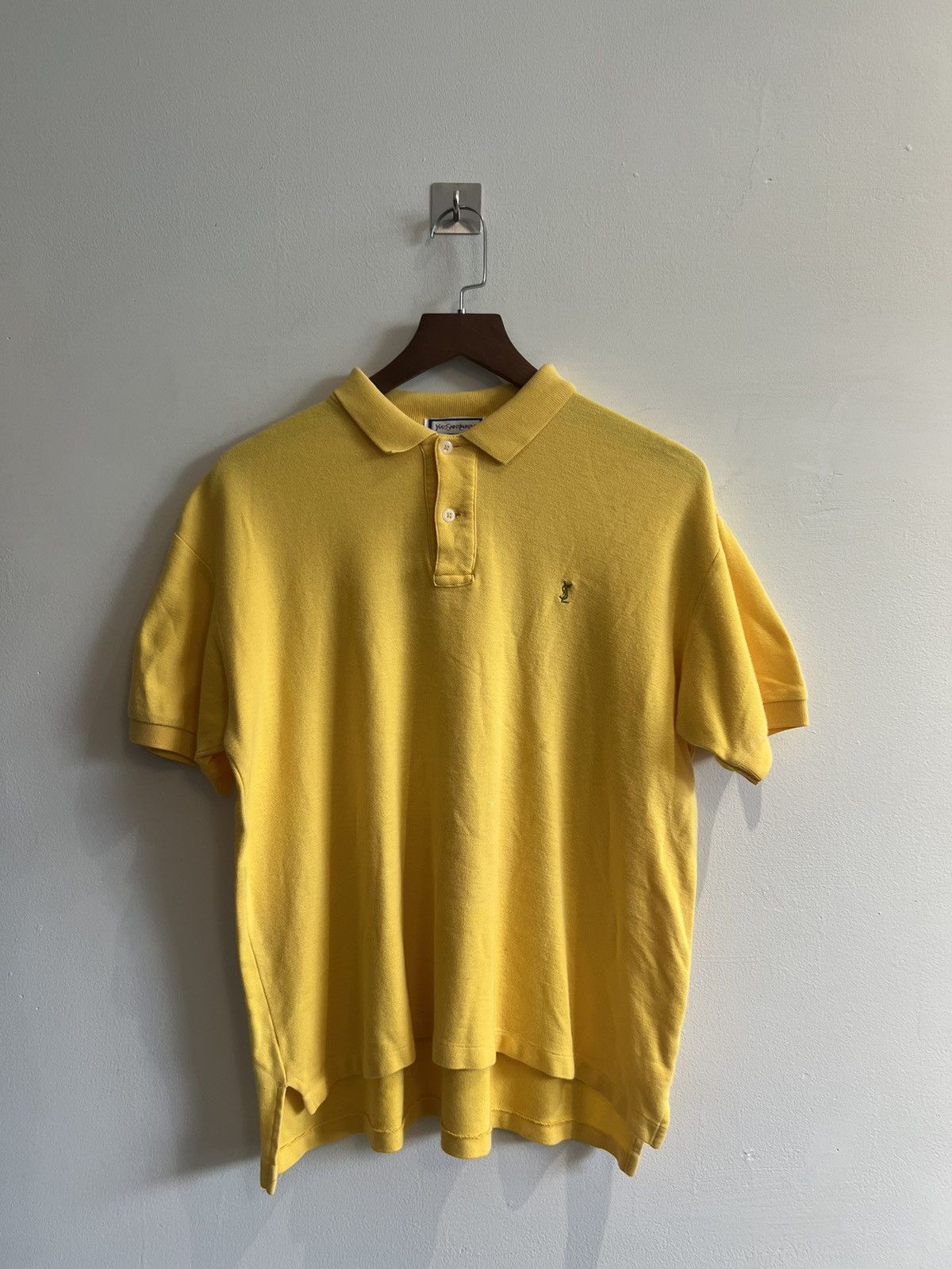 Vintage × Yves Saint Laurent 90’s YVES SAINT LAURENT YSL RARE SMALL LOGO POLO Y2K Size US M / EU 48-50 / 2 - 1 Thumbnail