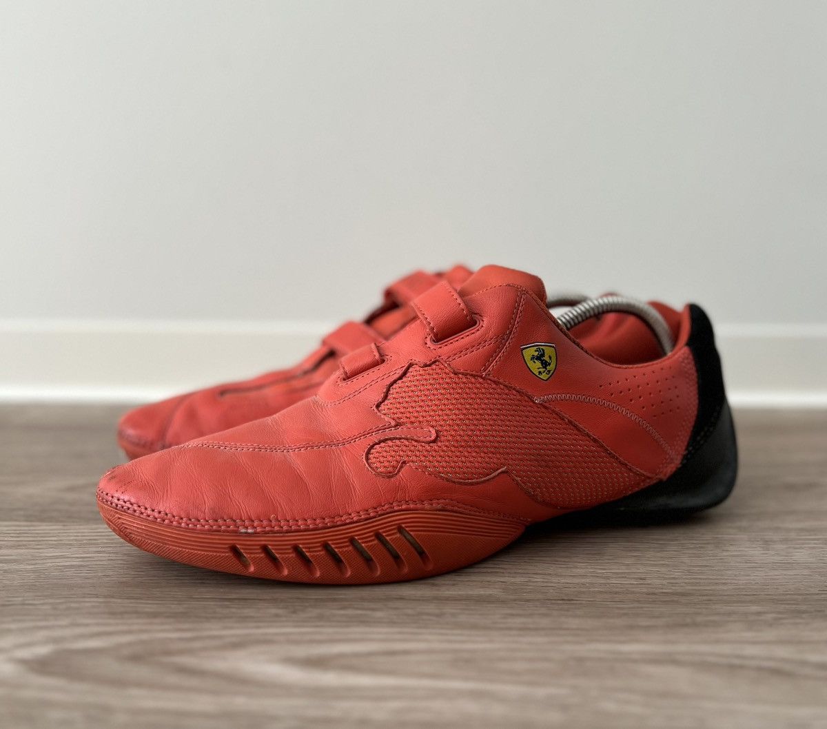 Ferrari × Puma Vintage Puma Ferrari Speed Cat Racing Red Sneakers Size US 11.5 / EU 44-45 - 6 Thumbnail
