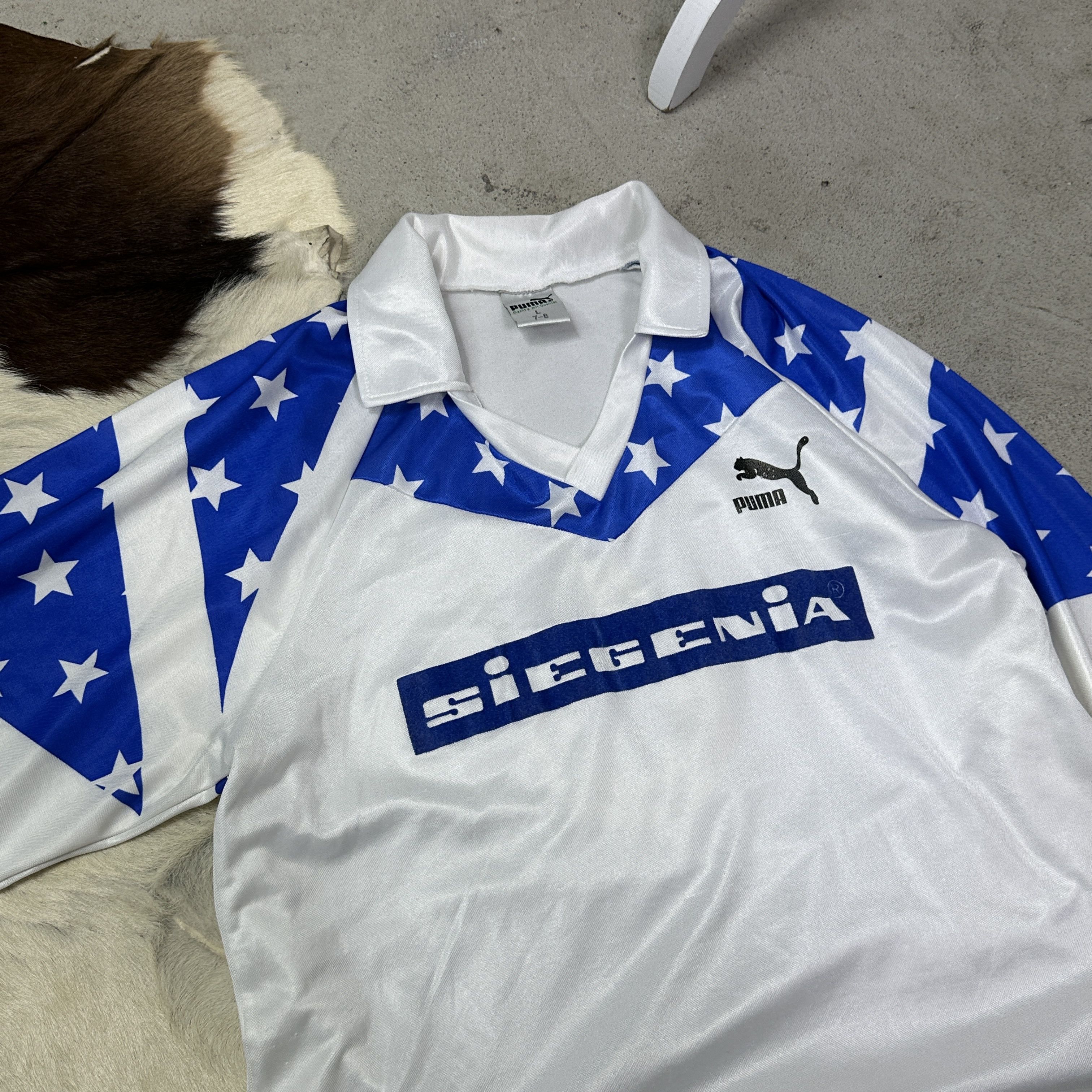 Puma Vintage Streetwear Sporty Puma Siegenia Jersey 80s Size US L / EU 52-54 / 3 - 2 Thumbnail