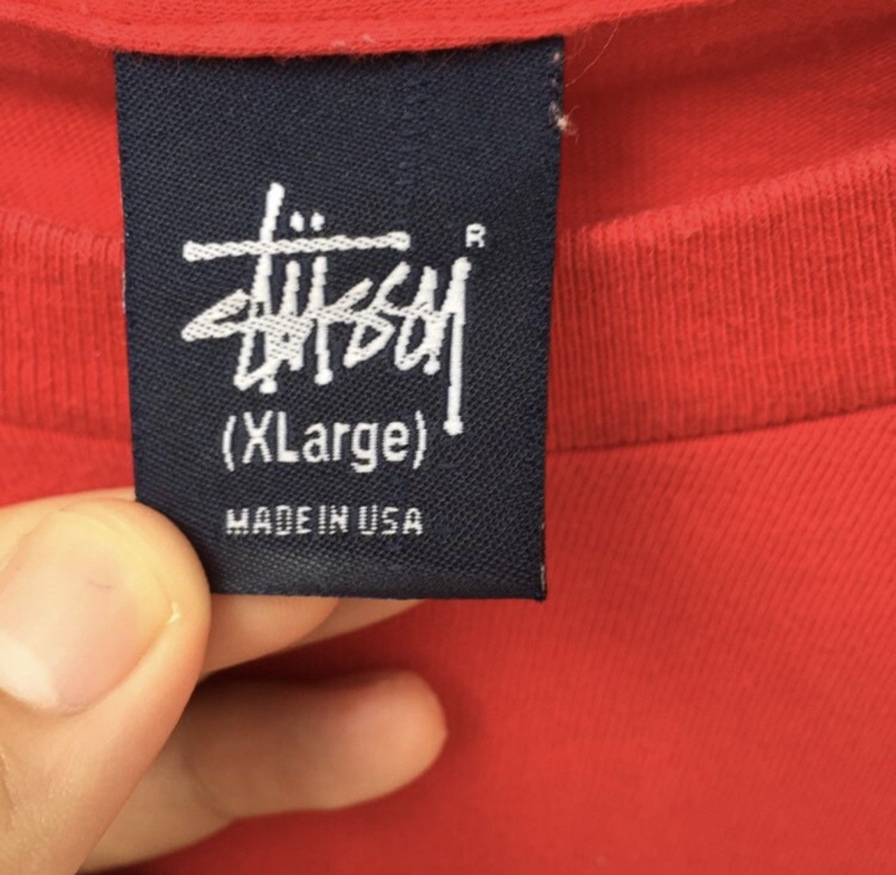 Stussy Rare!!! Vintage 90s Stussy Stucci T-shirt | Spell Out | XL Size US XL / EU 56 / 4 - 3 Thumbnail