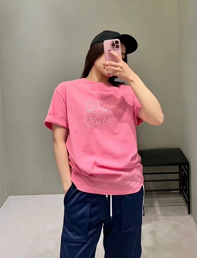 Loewe LOEWE Solid color large Logo short sleeve T-shirt Size XS / US 0-2 / IT 36-38 - 8 Thumbnail