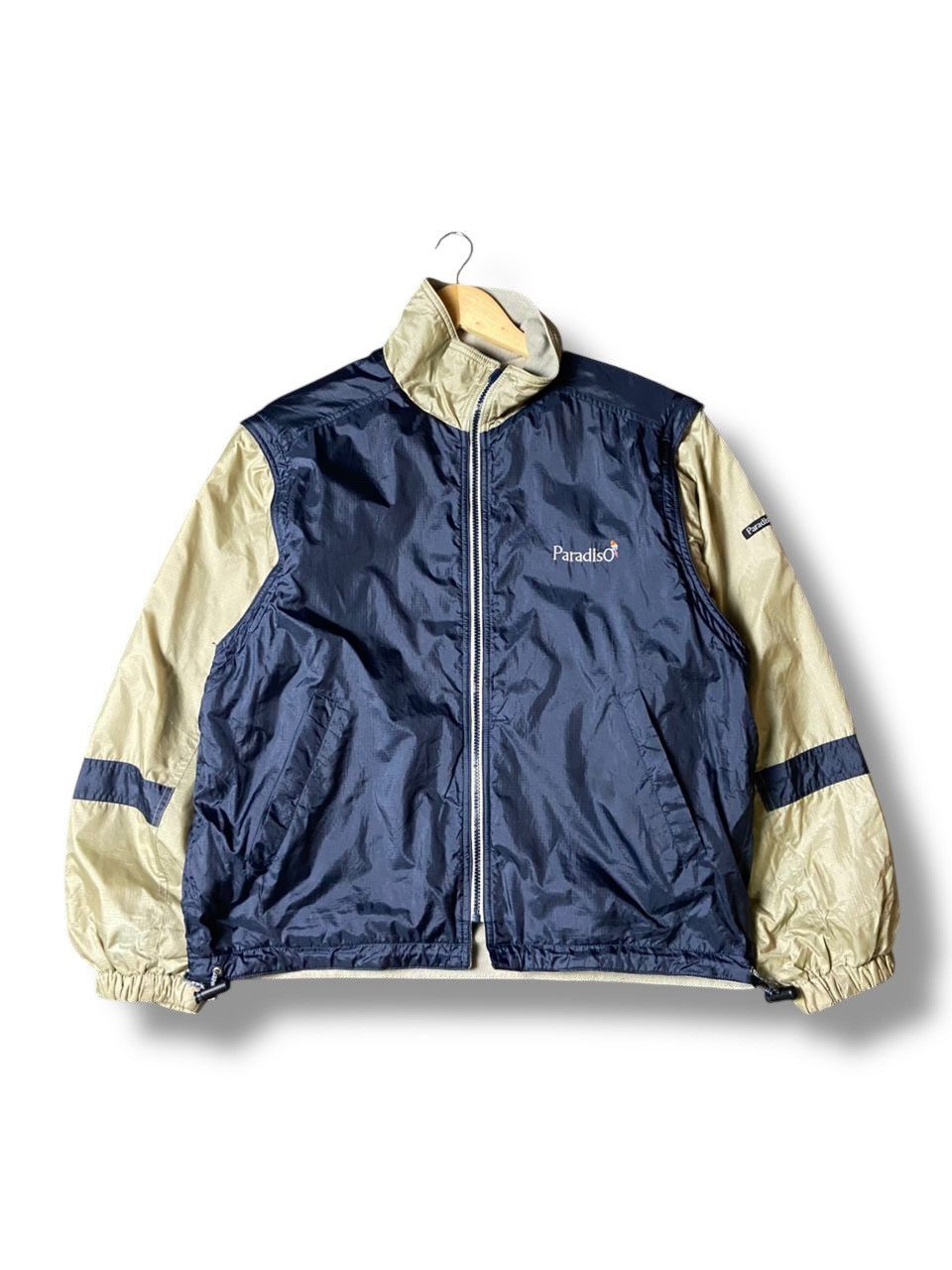 Japanese Brand × Other × Vintage 90’s PARADISO Two-Way Nylon & Fleece Jacket (131) Size US S / EU 44-46 / 1 - 1 Thumbnail