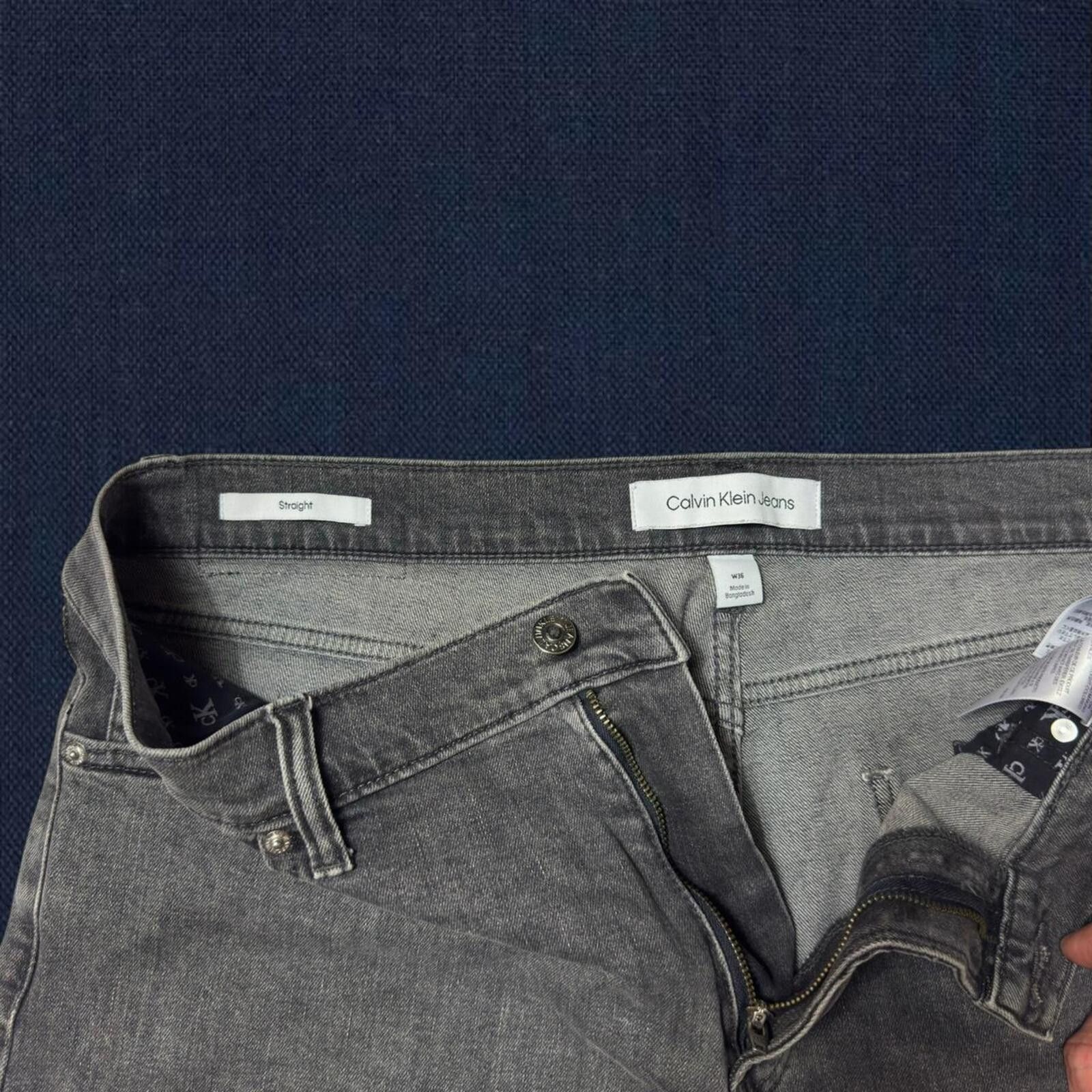 Other calvin klein jeans grey cutoff denim shorts w36 Size 30" / US 8 / IT 44 - 2 Thumbnail