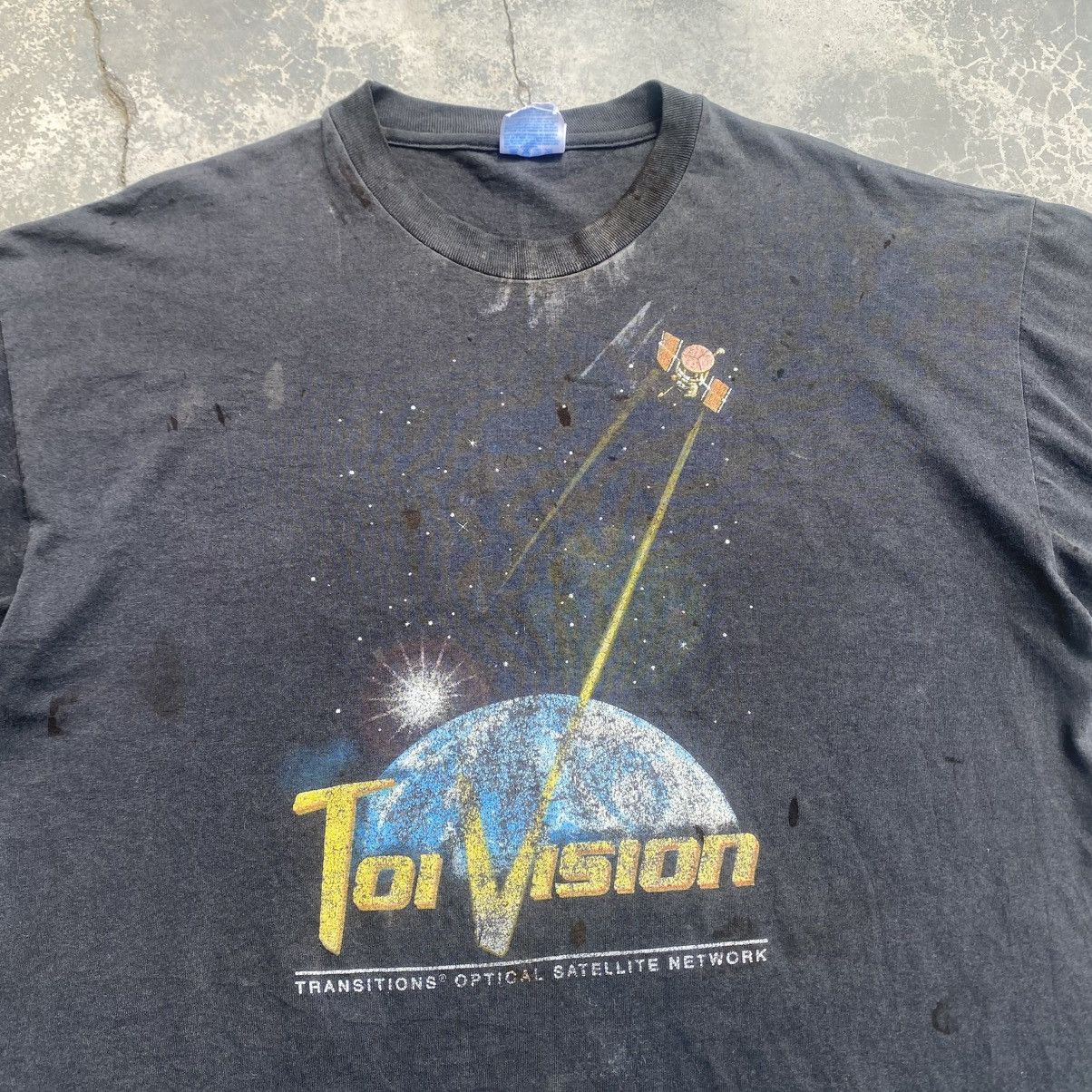 Band Tees Distressed Boxy 1998 VISION TOUR Transitions Lenses tee Size US XL / EU 56 / 4 - 9 Thumbnail