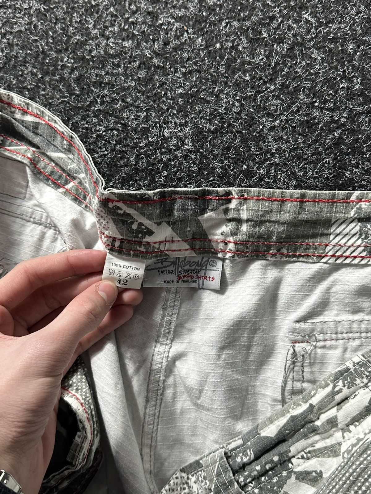 Billabong × Vintage 🚨Vintage BILLABONG OVER PRINT FLOWER Japanese Surf Shorts Size US 42 / EU 58 - 6 Thumbnail