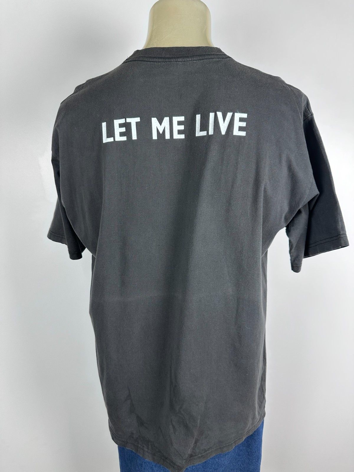 Vintage Queen 1996 Let Me Live T Shirt Grey Size L Men Vintage Size US L / EU 52-54 / 3 - 6 Thumbnail