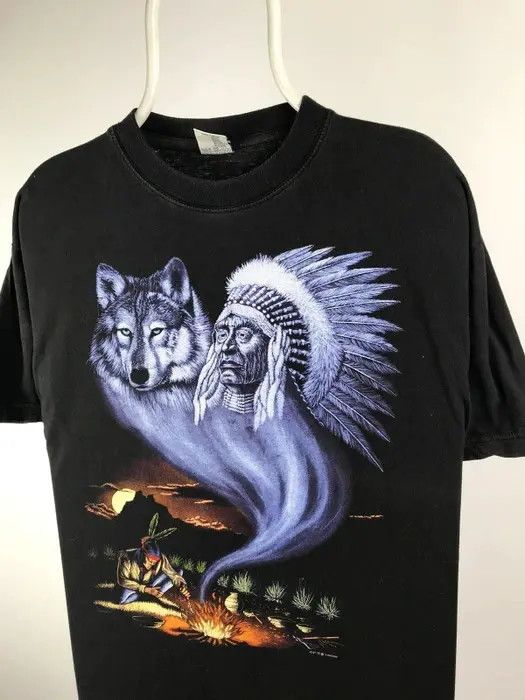 Band Tees Animal tee T-shirt ghost animal wild band tee size XLarge Size US XL / EU 56 / 4 - 2 Thumbnail