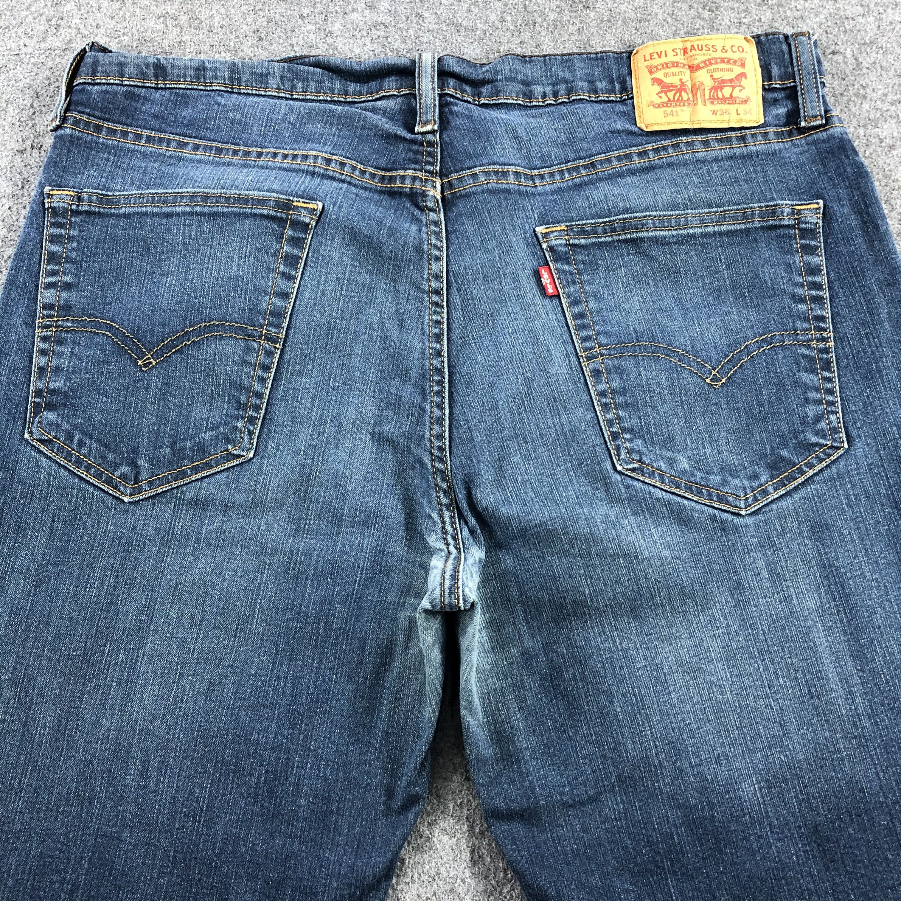Levi's Vintage Blue Wash Levis 541 Jeans-J2104 Size US 36 / EU 52 - 4 Thumbnail