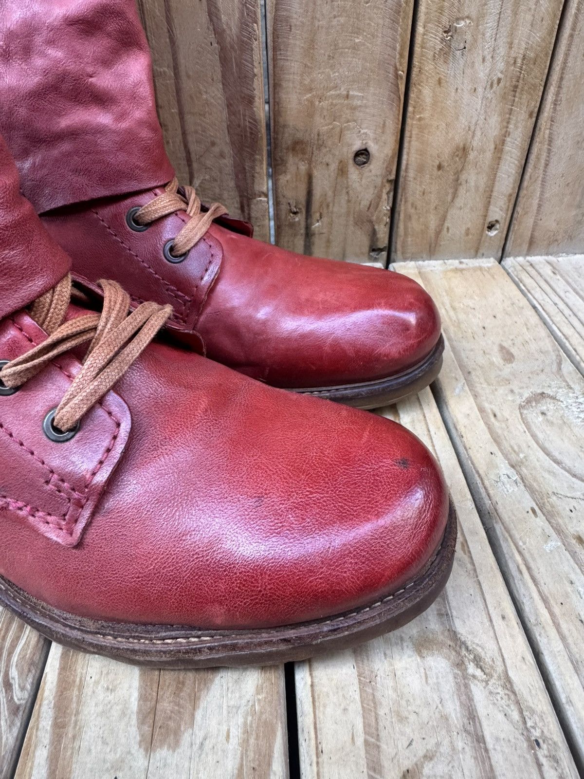 A.S.98 A.s 98 Red boho Women’s leather boots EUR 40 USA 9-9.5 UK 7 Size US 10 / IT 40 - 9 Thumbnail