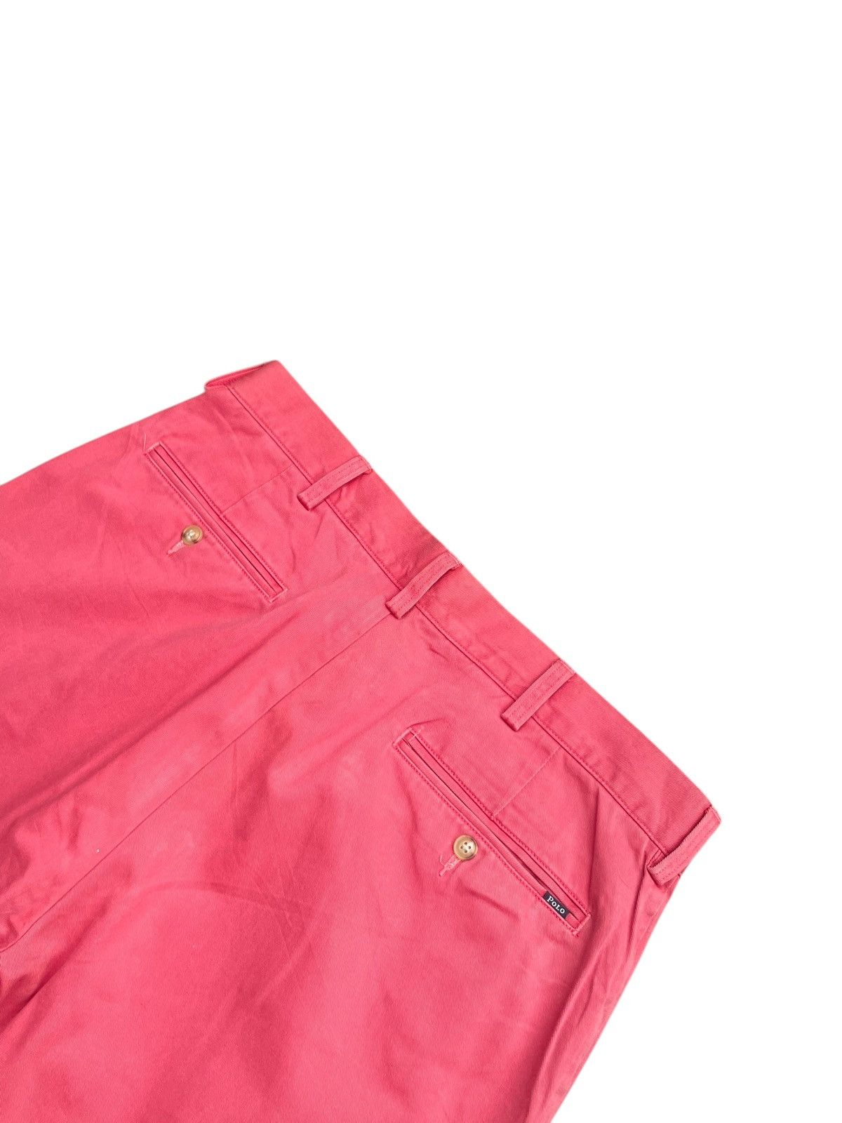Designer Vintage Polo Ralph Lauren Pink Chinos Size US 34 / EU 50 - 6 Thumbnail