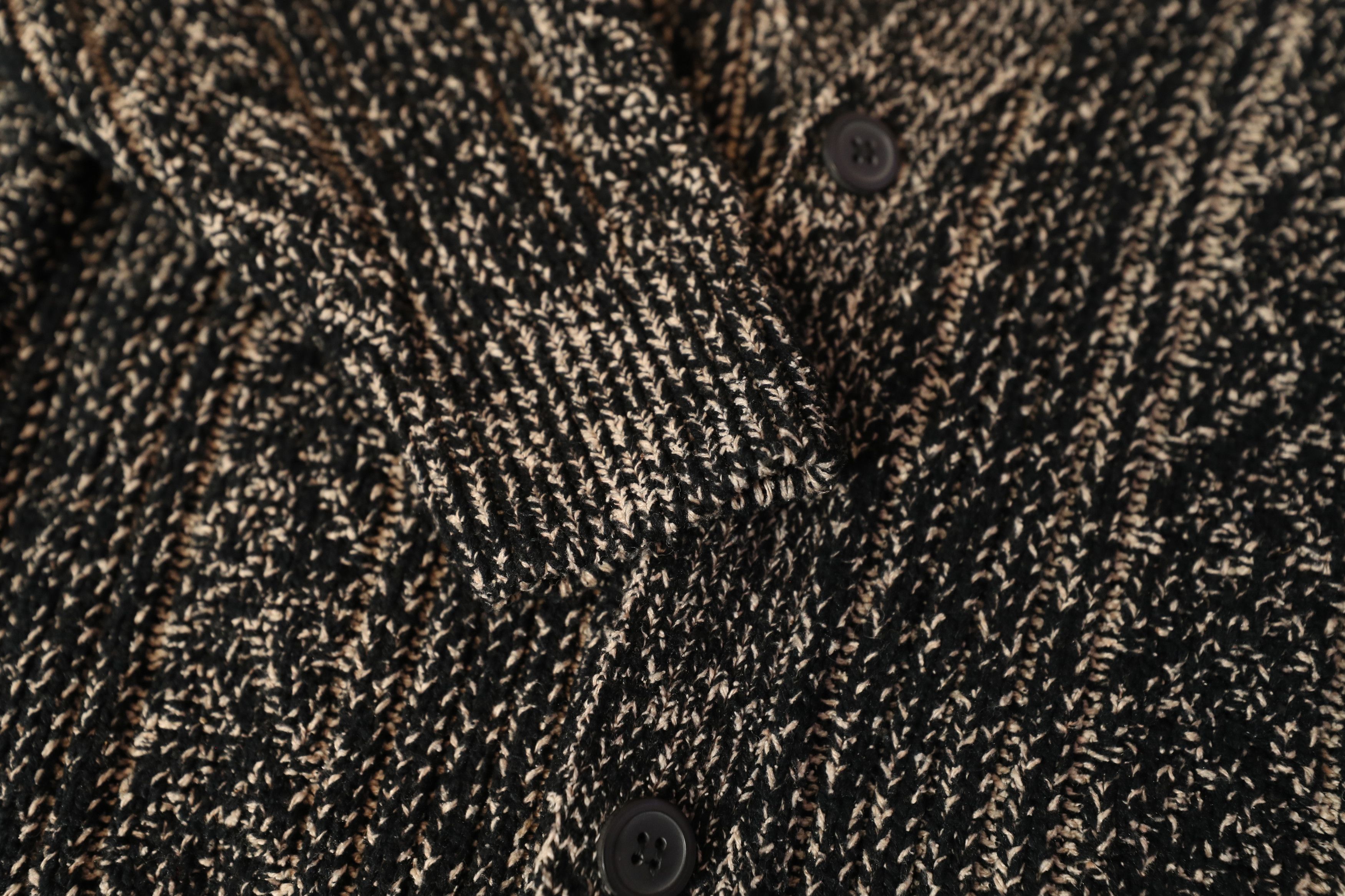 John Ashford × Vintage John Ashford Vintage Silk Blend Black & White Cardigan (XL) Size US XL / EU 56 / 4 - 6 Thumbnail