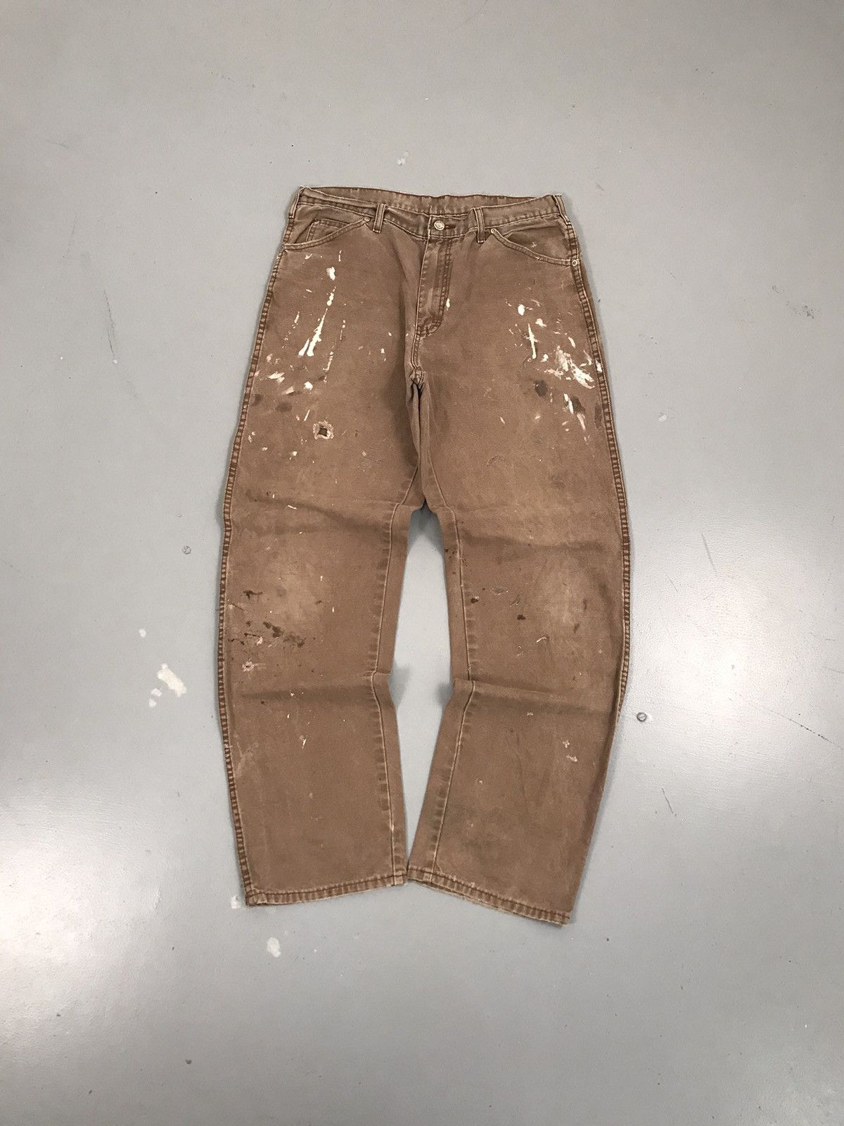 Dickies × Vintage Vintage Dickies carpenter faded denim Size US 34 / EU 50 - 1 Thumbnail