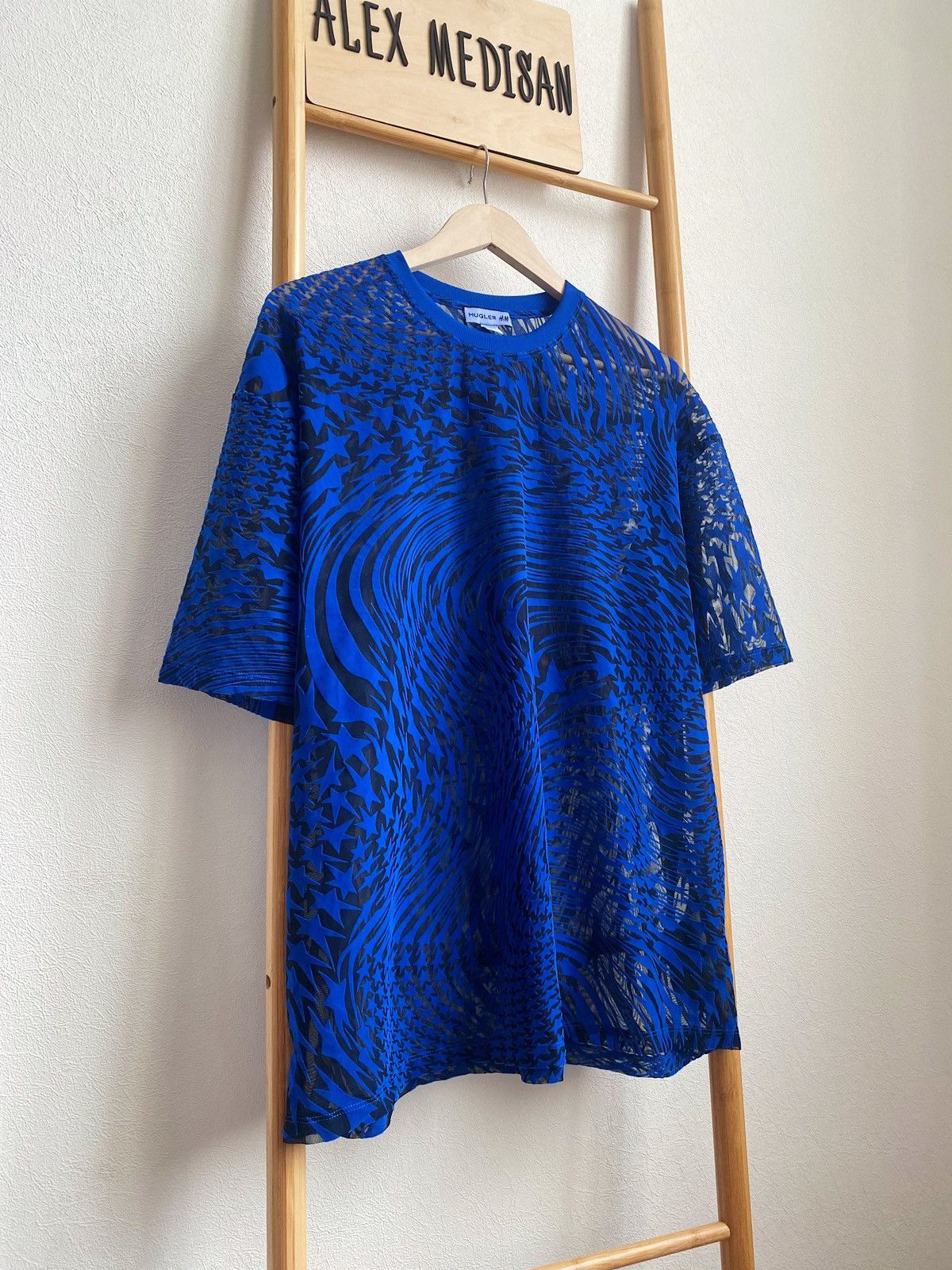MUGLER Tシャツ Mugler H&M Special Edition Printed Star Men's Women's T