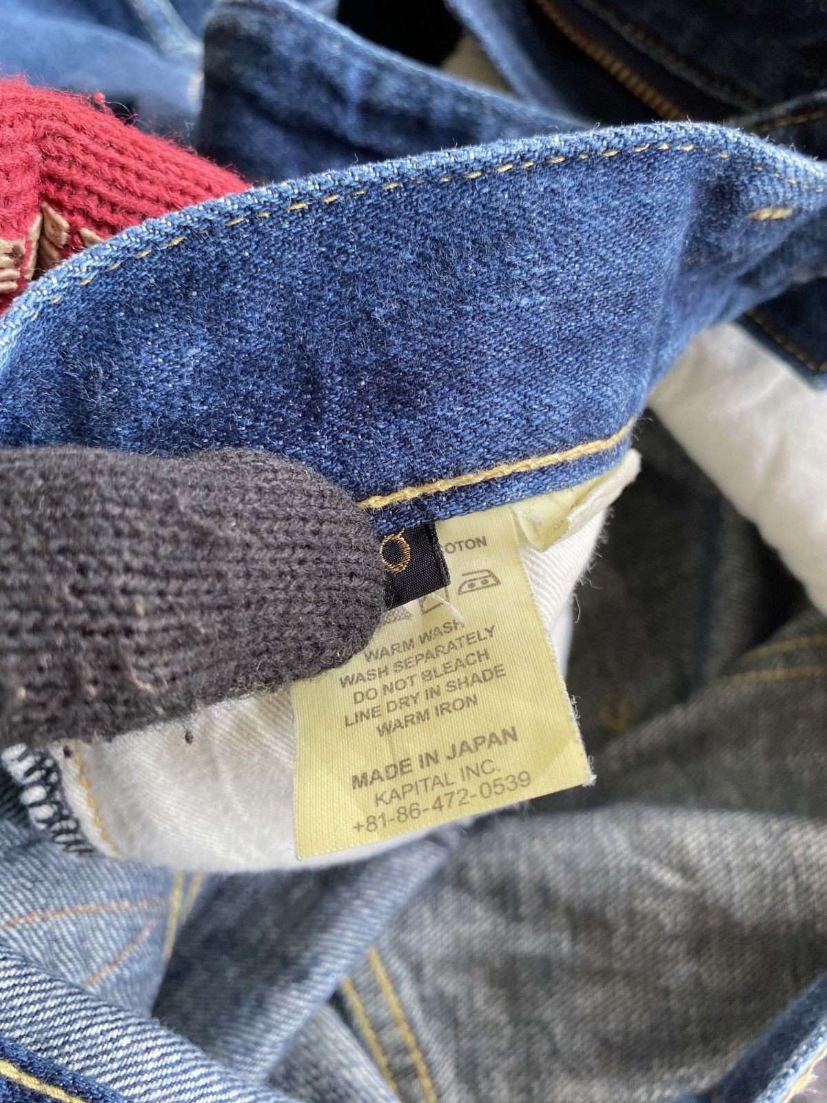 Kapital Kapital Japan Long Rise Buckle Back Jeans Size US 28 / EU 44 - 18 Thumbnail