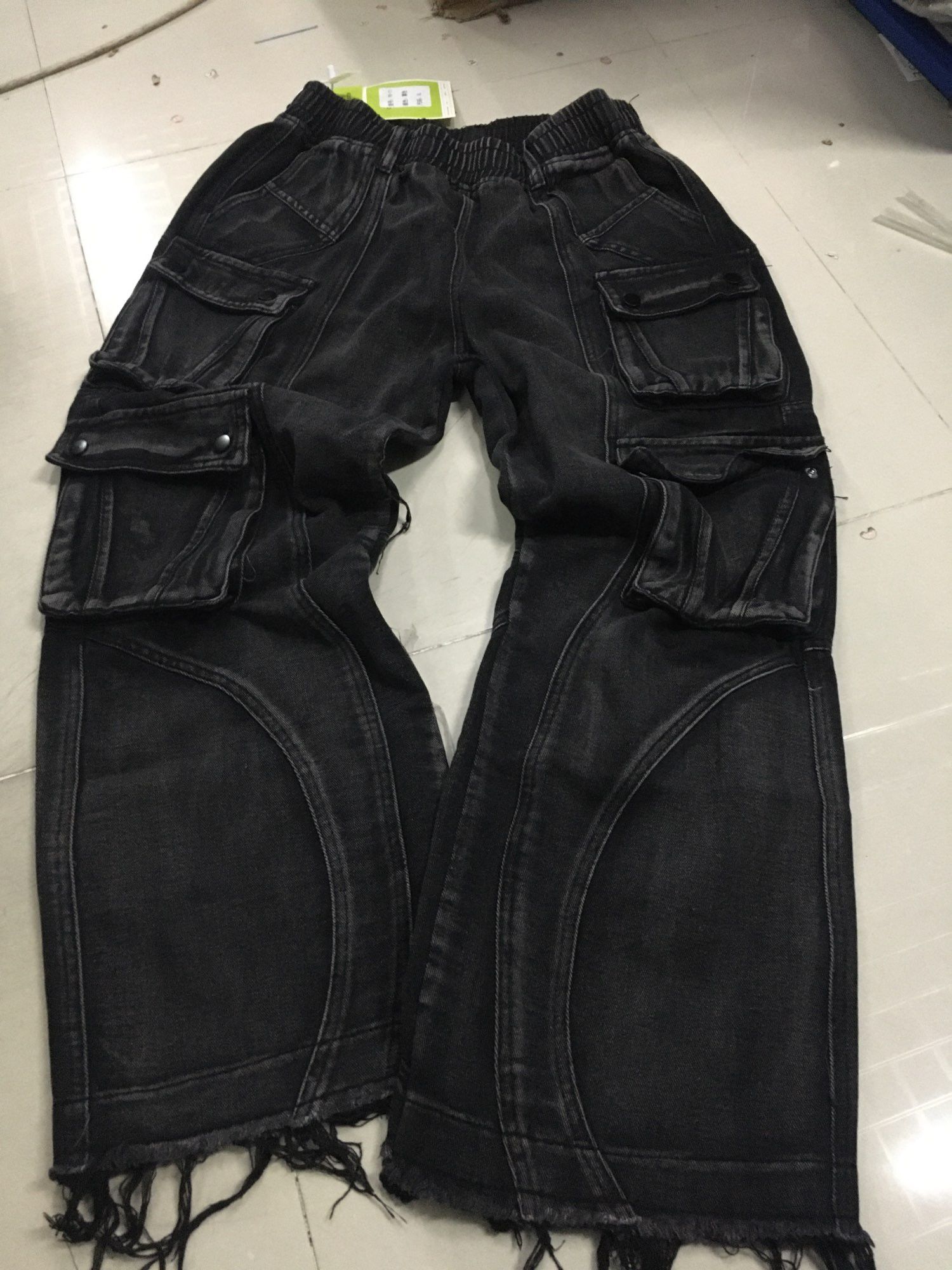 Gothic retro jeans wide leg baggy