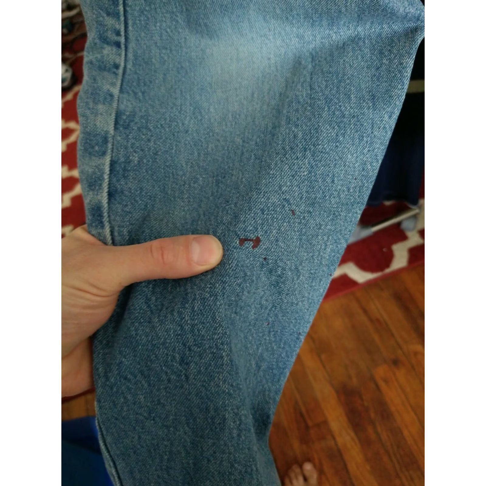 DKNY VINTAGE DKNY Men's Jeans Denim 33 x 30 Blue Bootcut Inseam 30 Regular Size 33 Size US 33 - 2 Thumbnail