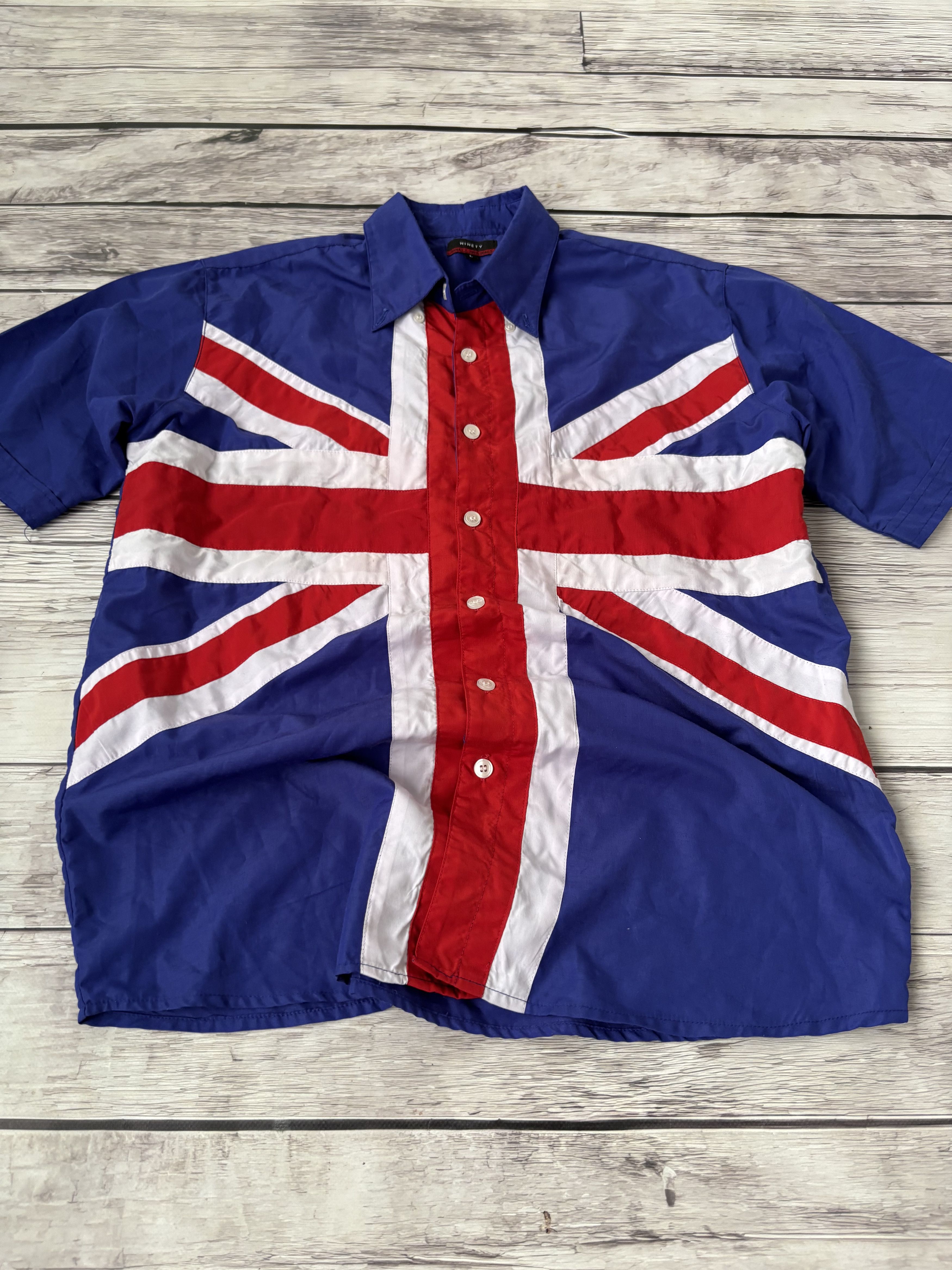 Hysteric Glamour Rare VTG Hysteric Glamour Style UK Britain Flag Shirt Size US M / EU 48-50 / 2 - 2 Thumbnail