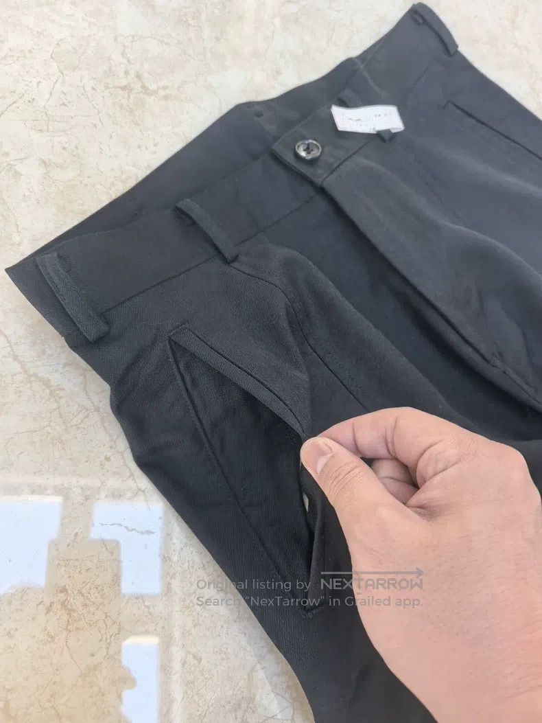 Comme des Garcons Comme Des Garcons size S Black Low-Rise Harem Pants Size 23" - 4 Thumbnail