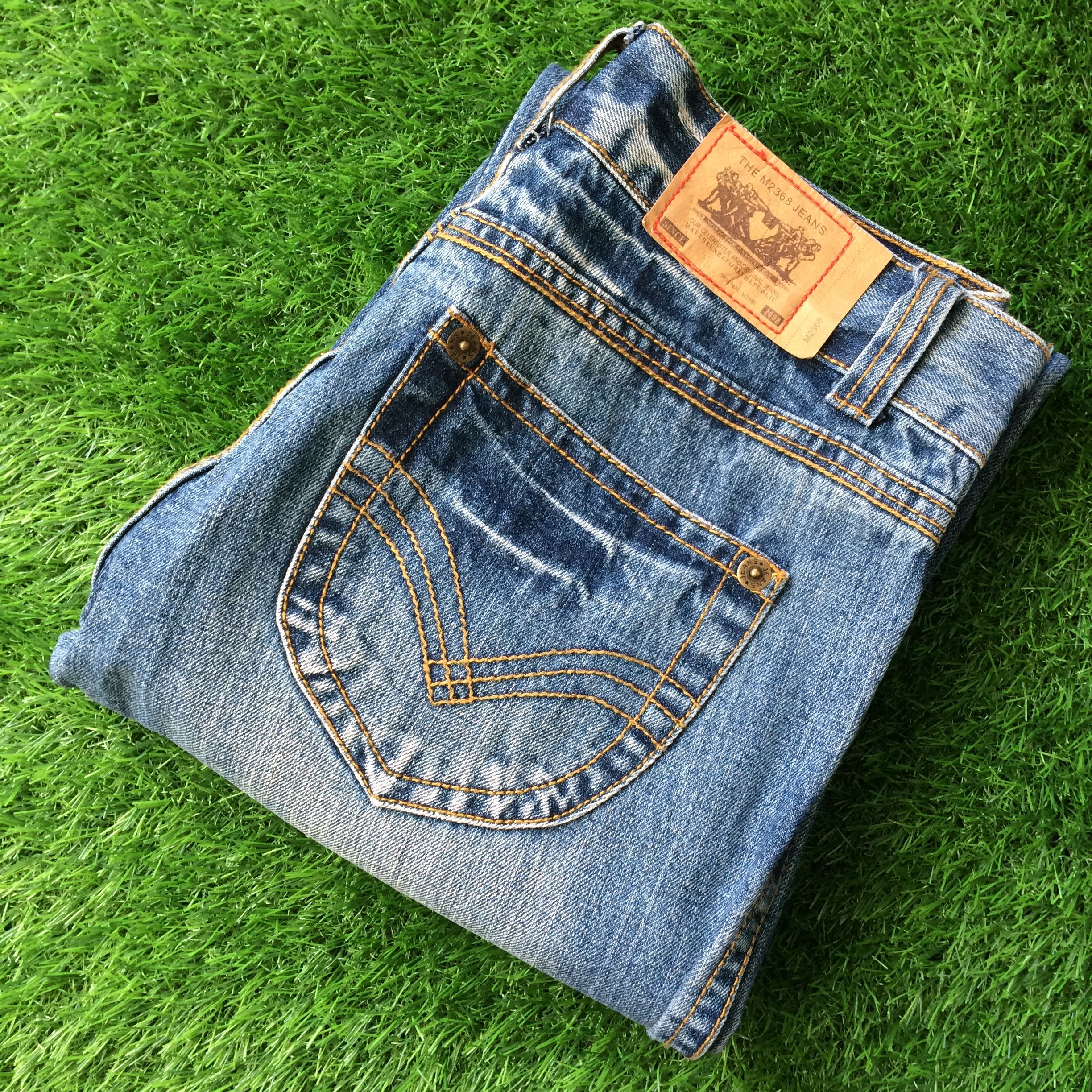 Japanese Brand Japanese Low Waist Straight Leg Denim Jeans D-693 Size US 30 / EU 46 - 8 Thumbnail
