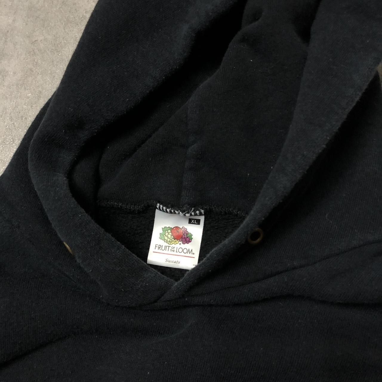 Fruit Of The Loom Black University of Hertfordshire hoodie #Hertfordshire Size US XL / EU 56 / 4 - 3 Thumbnail