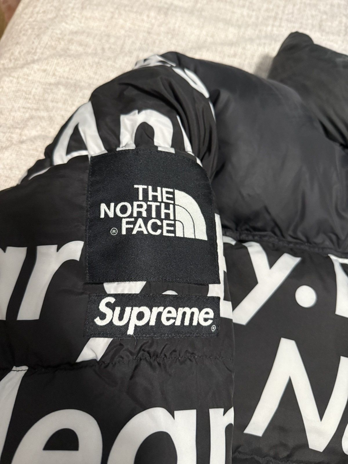 Supreme × The North Face Supreme tnf the north face black bamn nuptse Jacket Size US XL / EU 56 / 4 - 3 Thumbnail