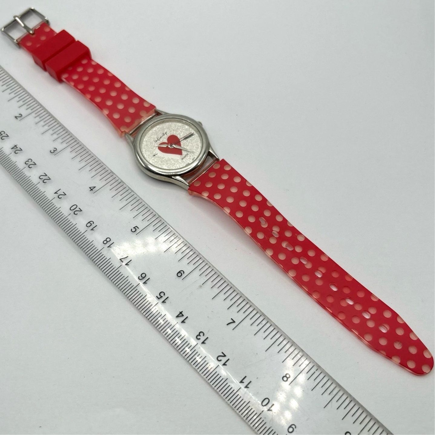 Other Silver & Red Heart Infinity Watch Size ONE SIZE - 4 Thumbnail