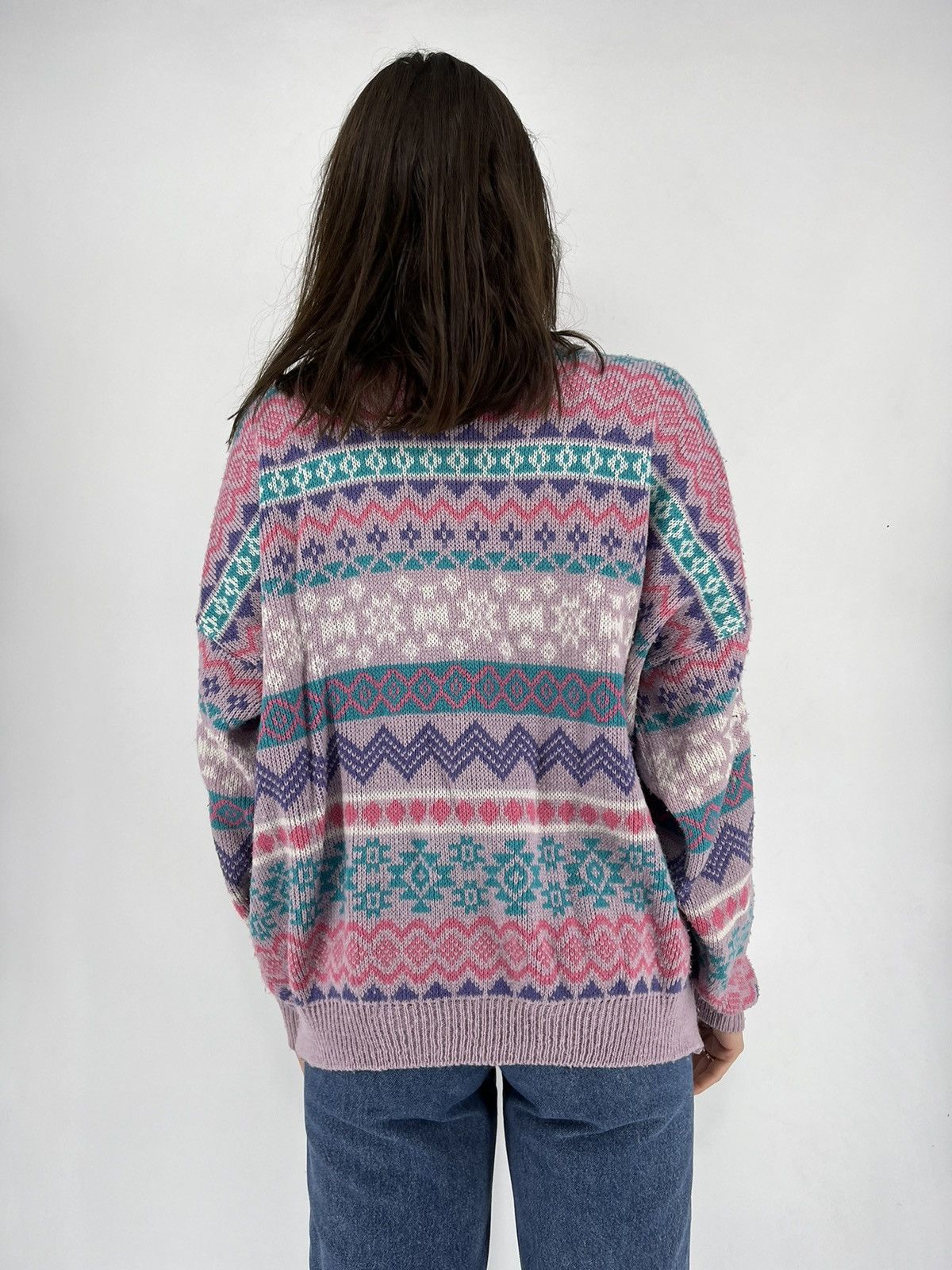 Vintage Vintage 90s Wool Sweater Oversize Made in Itali Size M / US 6-8 / IT 42-44 - 5 Thumbnail