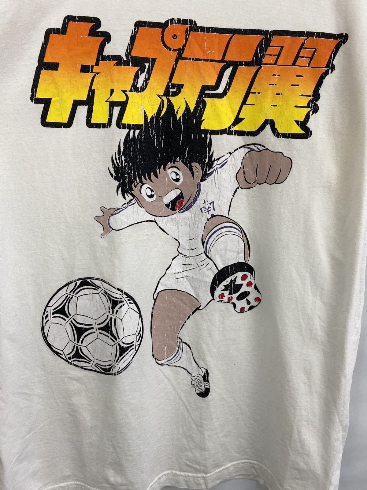 Japanese Brand Y2K Captain Tsubasa Mercy Vintage Design Graphic T-Shirt Size US M / EU 48-50 / 2 - 4 Thumbnail