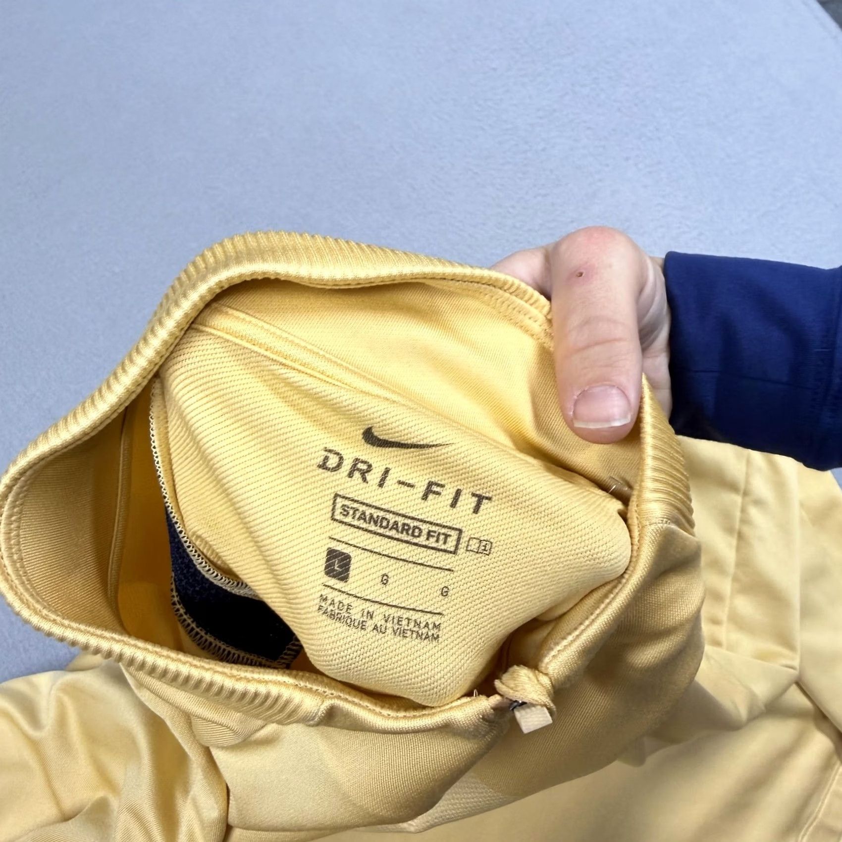 Nike Nike Sweatshirt Mens L Yellow Dri-FIT 1/4 Zip Golf Pullover Seminole Legacy Size US L / EU 52-54 / 3 - 3 Thumbnail