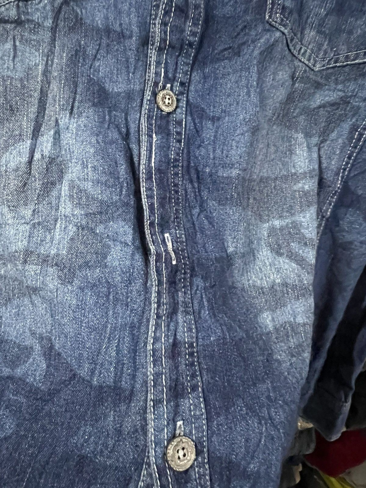 In The Attic 💥Rare In The Attic Homme Skull Punk Denim Jacket Very Rare Size US S / EU 44-46 / 1 - 6 Thumbnail