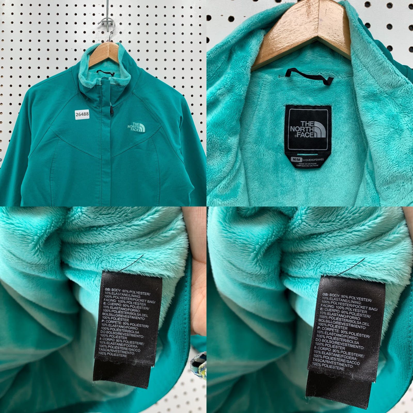 The North Face The North Face Windbreaker Jacket Green Women M 20x26 Soft Fleece Sherpa Lined Jacket Size M / US 6-8 / IT 42-44 - 8 Thumbnail