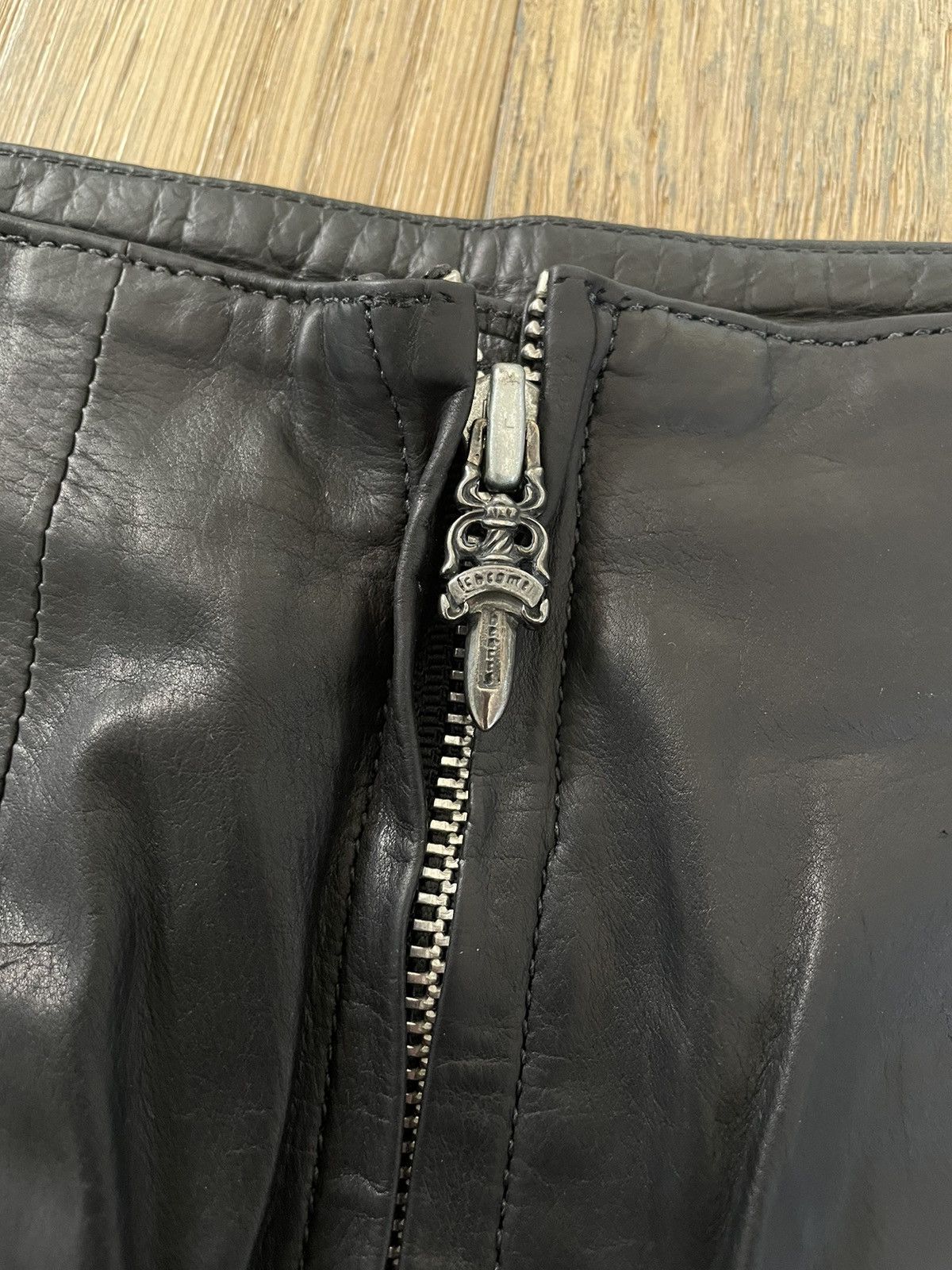 Chrome Hearts Chrome Hearts Leather Dagger Zip Skirt Size 28" / US 6 / IT 42 - 3 Thumbnail