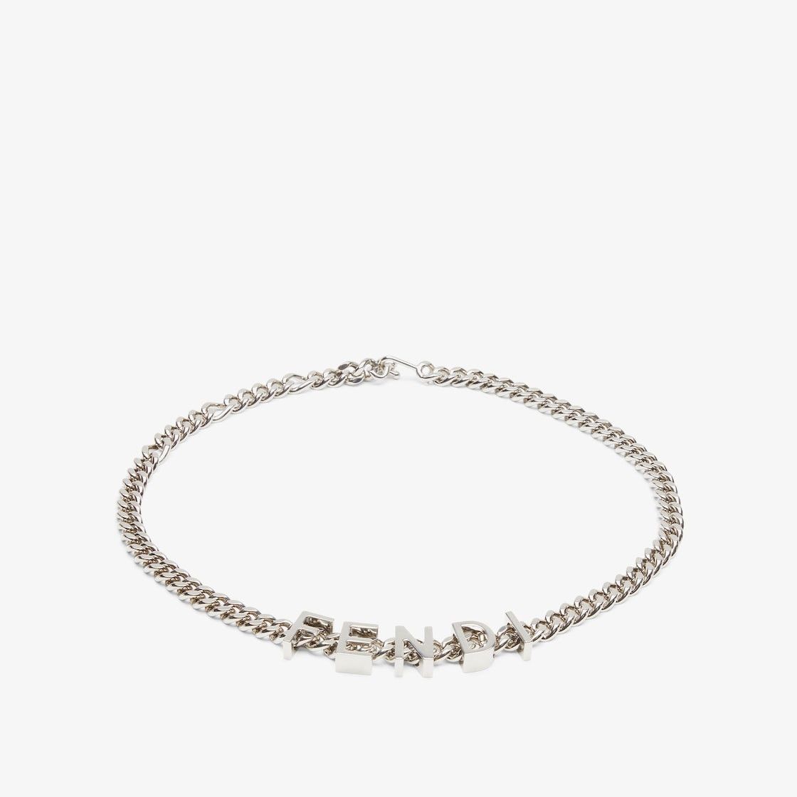 Fendi o1w1db10525 Size: OS / Fendigraphy Belt in Silver Size ONE SIZE - 1 Thumbnail
