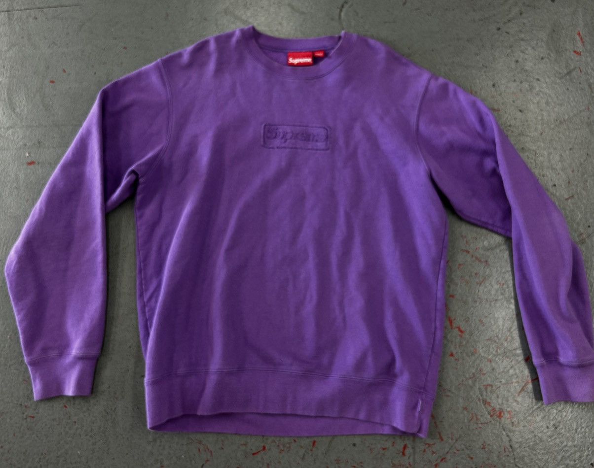 Purple Box Logo Supreme | Grailed