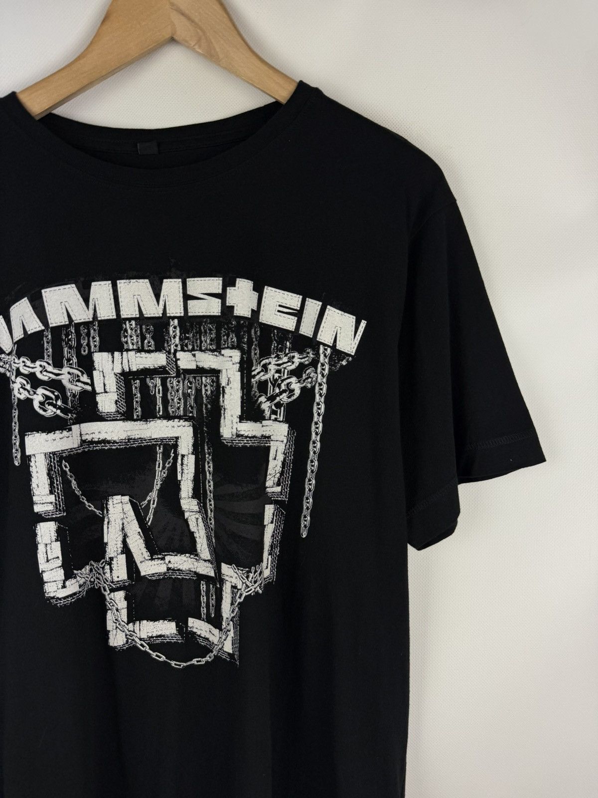 Band Tees Rammstein Graphic Print Short Sleeve Promo Band T Shirt Size US XL / EU 56 / 4 - 5 Thumbnail