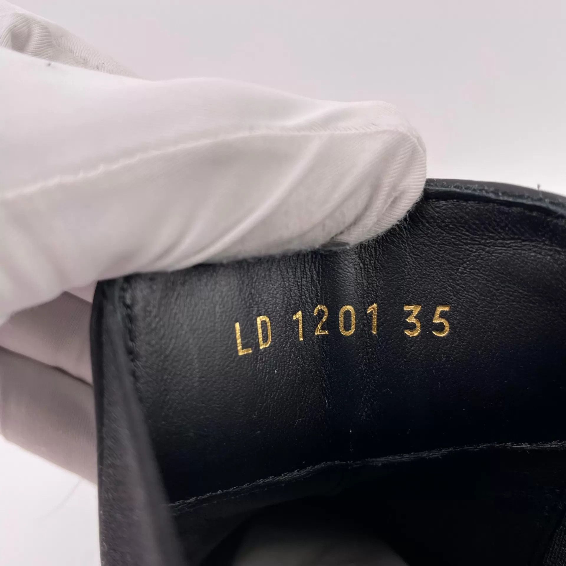 Louis Vuitton LV Leather Platform Shoes Size US 4.5 / IT 34.5 - 9 Thumbnail