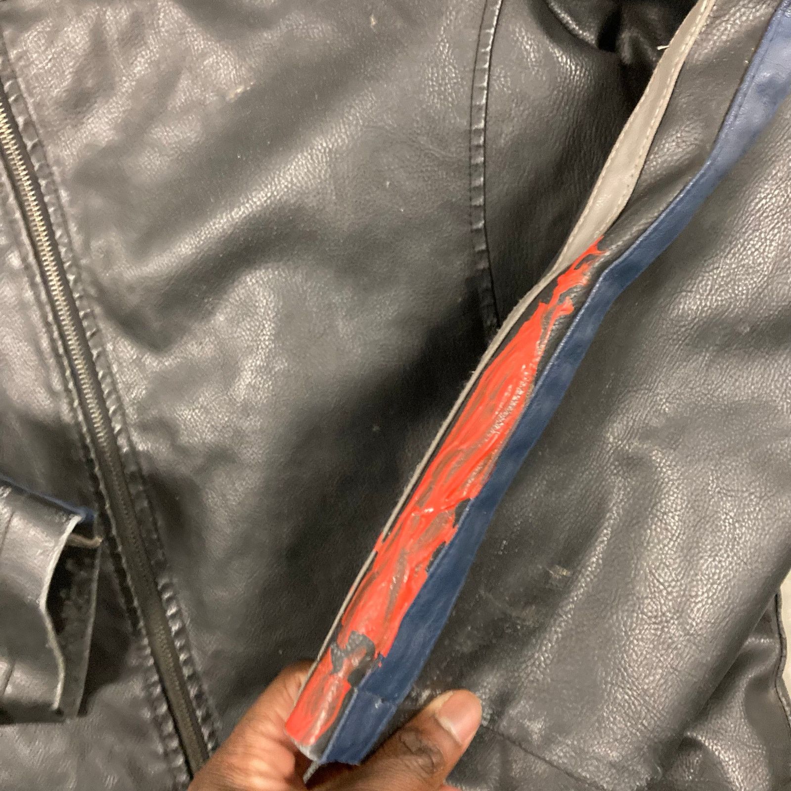 Vintage Vintage motorcycle biker leather jacket Size US L / EU 52-54 / 3 - 4 Thumbnail