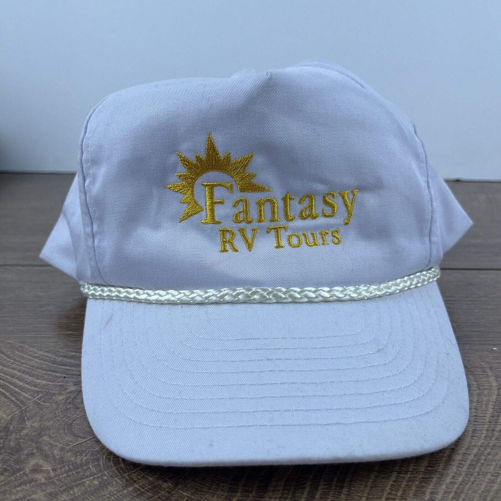 Other Fantasy Rv Tours Hat Snapback Hat White Hat Adjustable White Size ONE SIZE - 2 Thumbnail