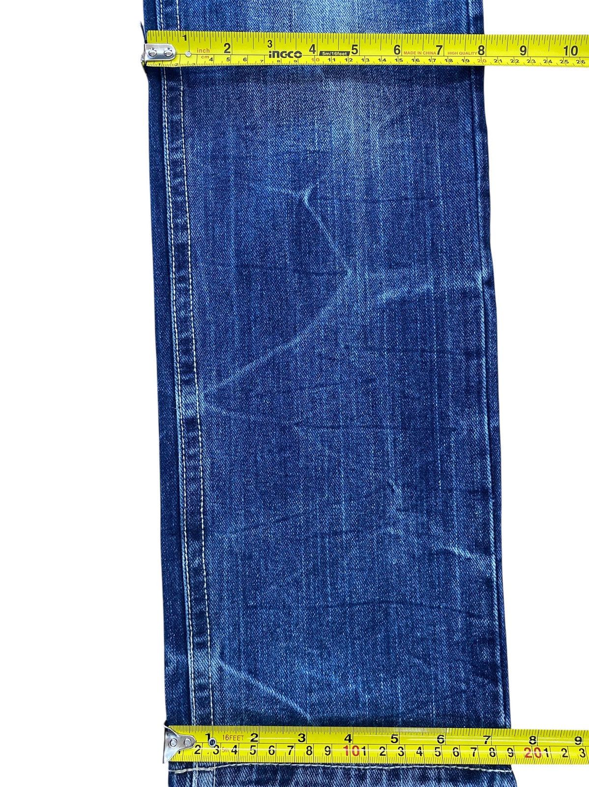Japanese Brand Japanese Brand Light Blue Ripped Style Straight Leg Jean Size US 32 / EU 48 - 9 Thumbnail