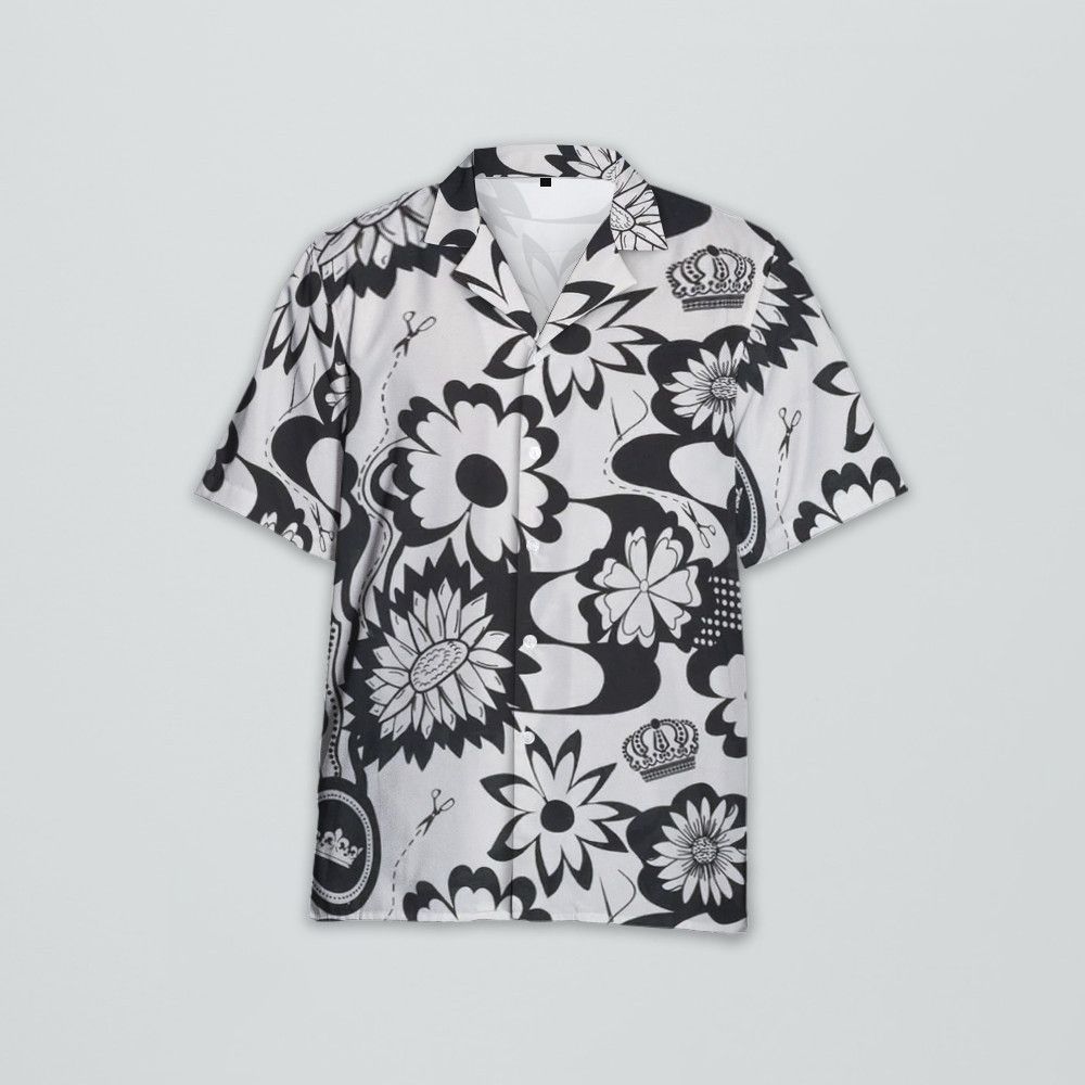 Designer Graphic-Print Short-Sleeve Shirt – Statement-Making Design Size US M / EU 48-50 / 2 - 1 Thumbnail