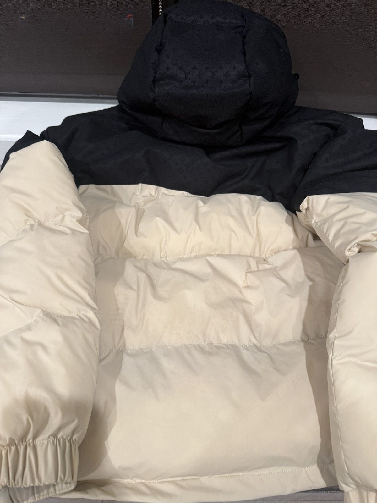 Louis Vuitton Placed Monogram Ecodown Blouson| LOUIS VUITTON COAT Size US XXL / EU 58 / 5 - 3 Thumbnail