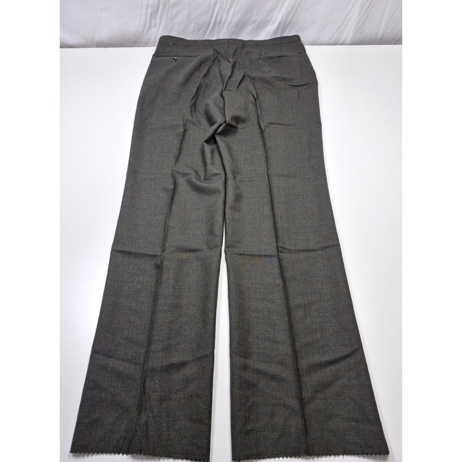 Vintage VINTAGE Sansabelt Ltd Wool Pants Mens 38x36 Gray Pleated Straight Unhemmed NWT Size US 38 / EU 54 - 5 Thumbnail