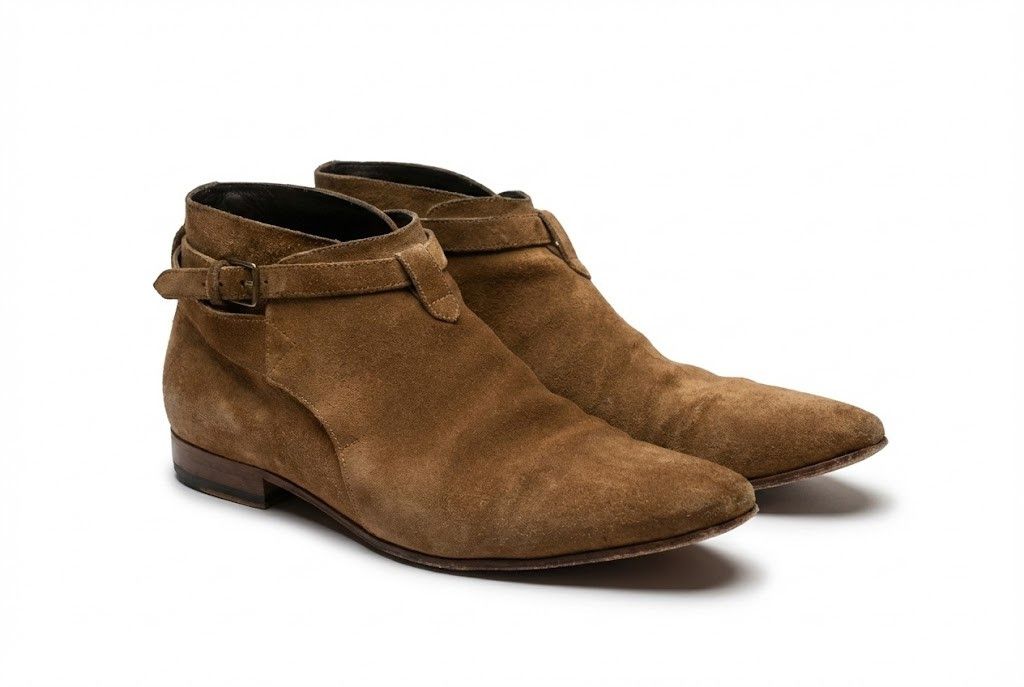 Saint Laurent Paris Saint Laurent Tan Suede Wyatt 30 Jodhpur Boots