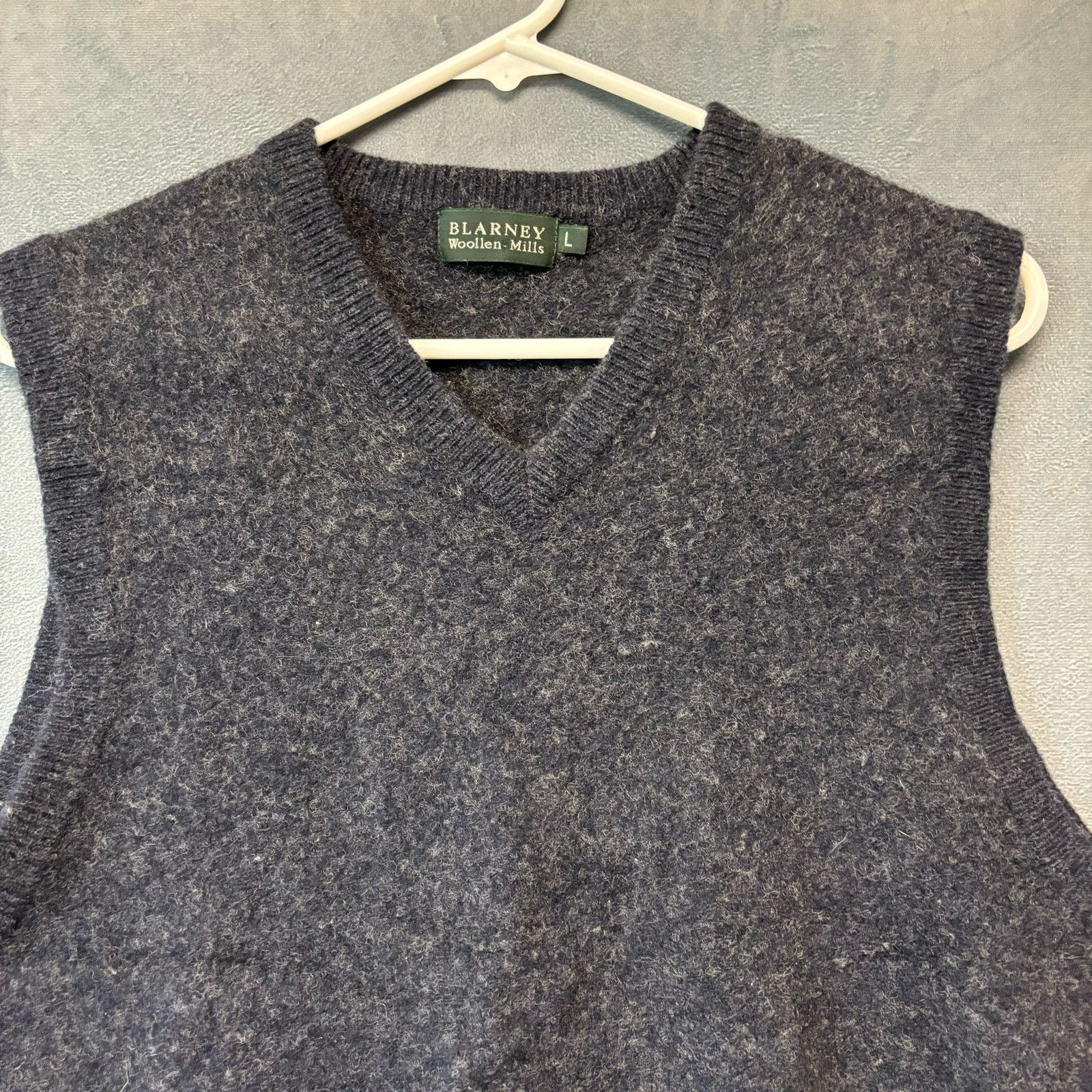 Other Blarney Woolen Mills Sweater Vest Mens Large Lambs Wool Vtg Size US L / EU 52-54 / 3 - 5 Thumbnail