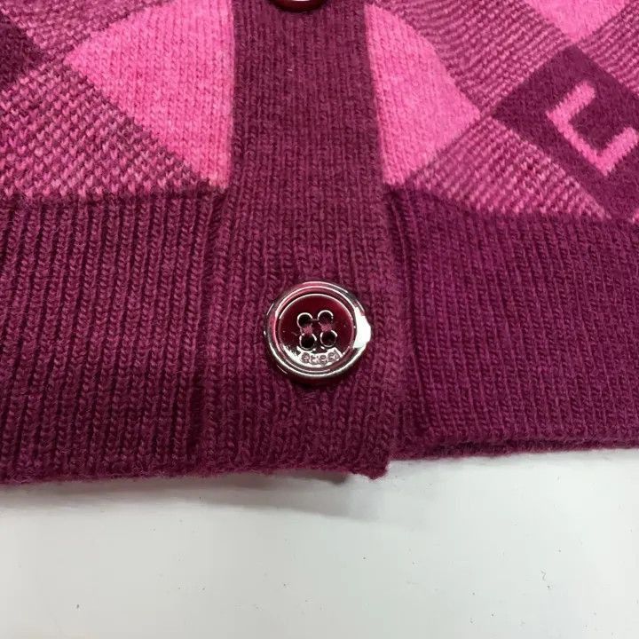 Gucci Gucci Gucci Kids Pink Wool Cardigan Sweater -2506 Size US S / EU 44-46 / 1 - 4 Thumbnail