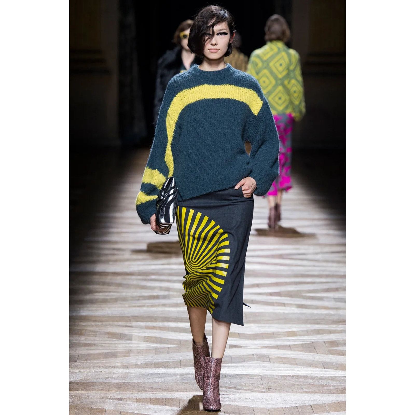 Dries Van Noten A/W2014 Dries Van Noten runway alpaca & wool boxy knit Size US M / EU 48-50 / 2 - 2 Thumbnail