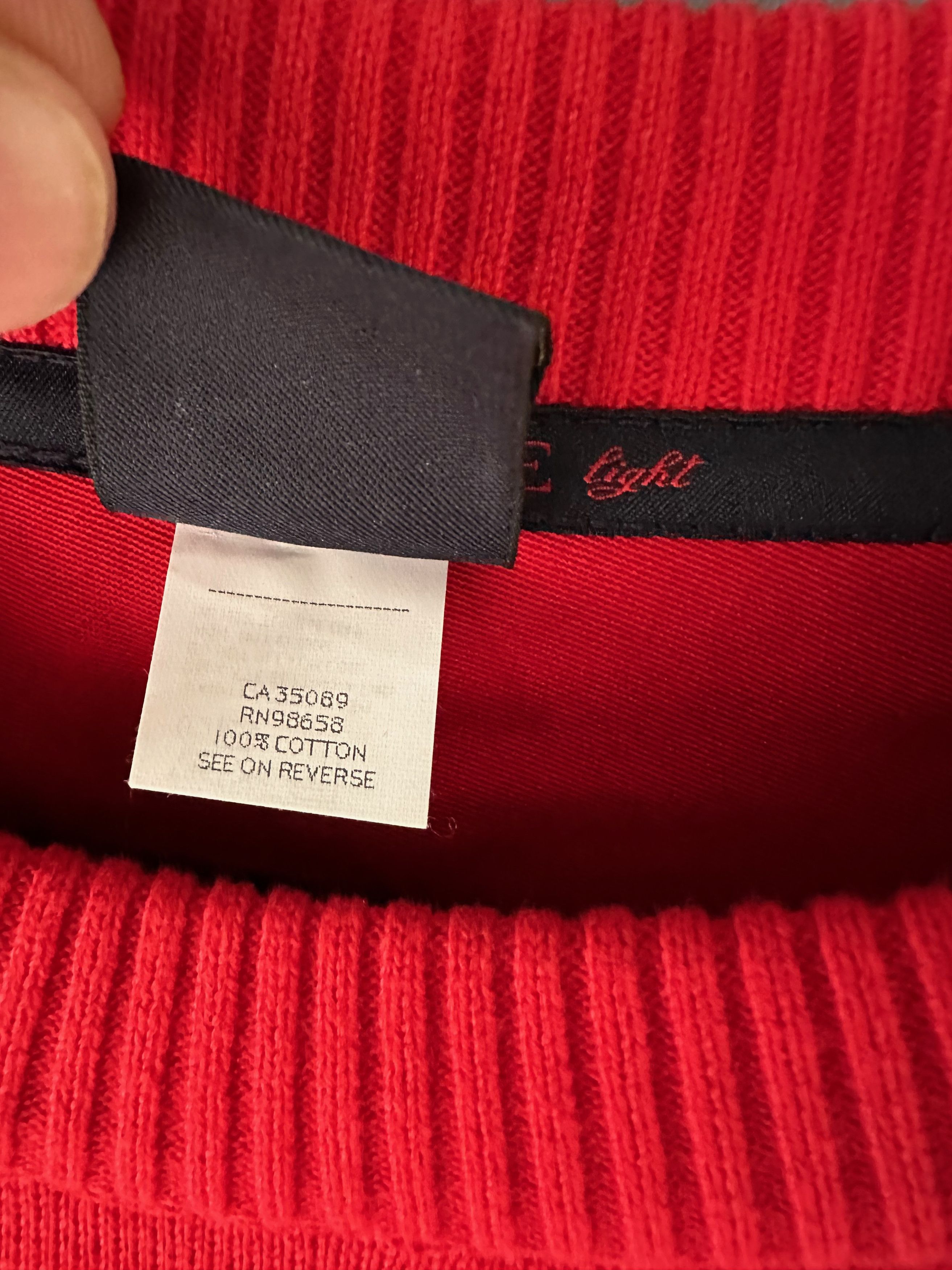 Paul & Shark Paul & Shark Bretagne Light Crew Neck Sweater Red Jumper Size US XL / EU 56 / 4 - 6 Thumbnail